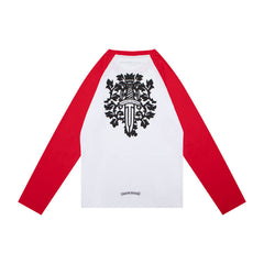 CHROME-HEARTS Men's Long-Sleeve T-shirt Sweatshirt K9001