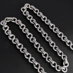 Chrome Hearts Retro Eternal Vine 8-shaped Necklace