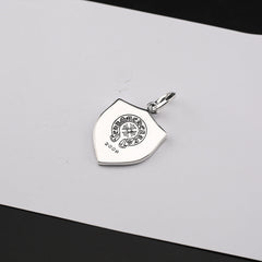 Chrome Hearts gold anchor shield pendant