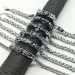 Chrome Hearts 925 Sterling silver retro bracelet