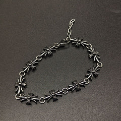 Chrome Hearts Retro Cross Flower Classic Bracelet
