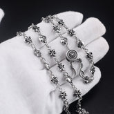 Chrome Hearts anchor love cross necklace