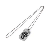 Chrome-Hearts TINY CH CROSS CUTOUT DOG TAG