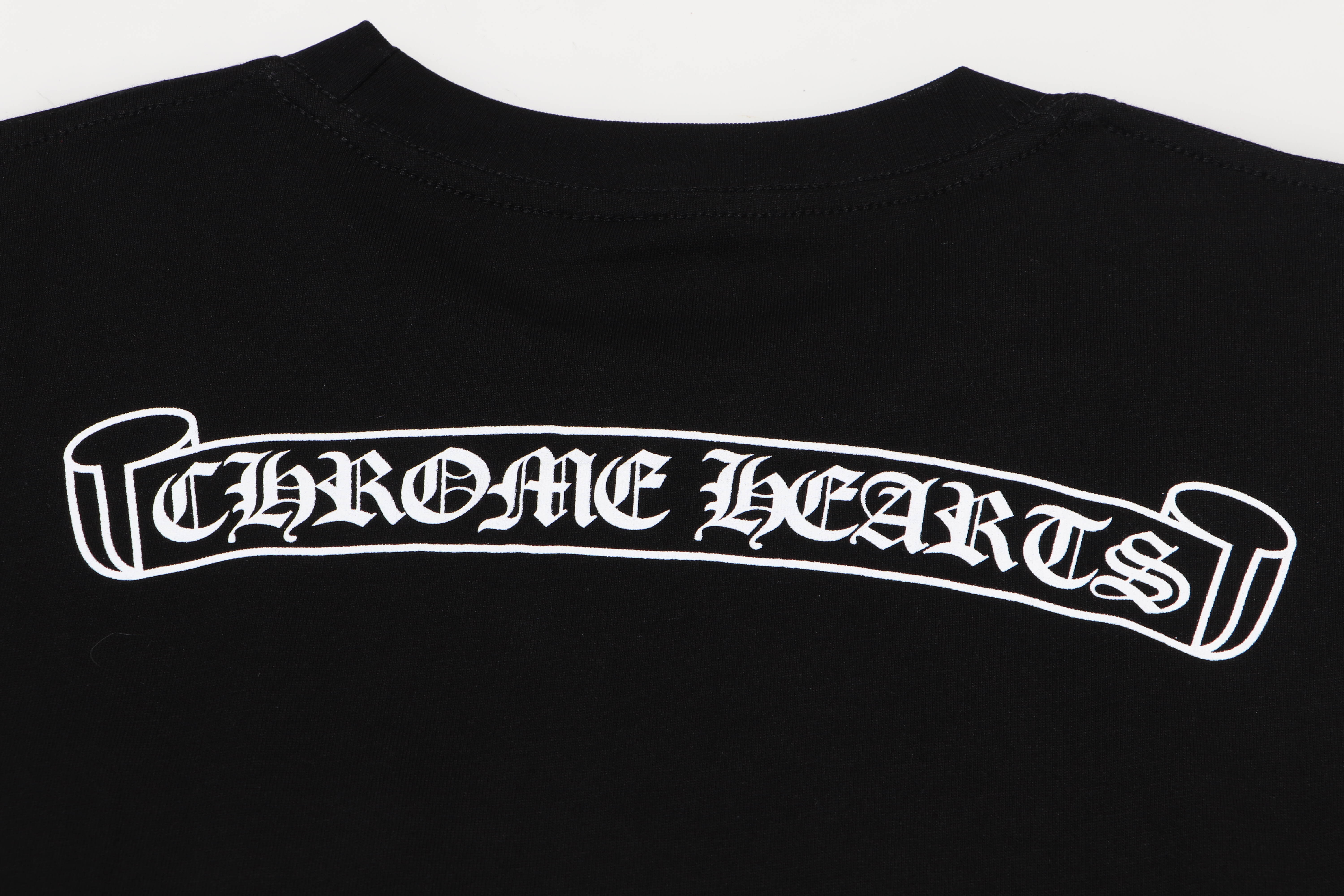 CHROME-HEARTS Men's Long-Sleeve T-shirt Sweatshirt K8015