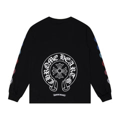 CHROME-HEARTS Men's Long-Sleeve T-shirt Sweatshirt K8009