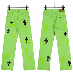 Chrome-Hearts NEW Pants 8166
