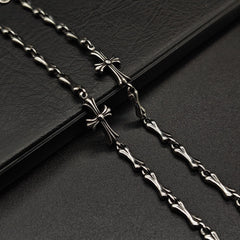 Chrome Hearts cross full bone bracelet