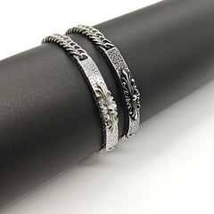 Chrome Hearts multi-layered retro cross flower curved bracelet