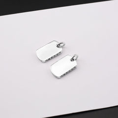 Chrome Hearts six-pointed star sword inlaid with diamonds pendant