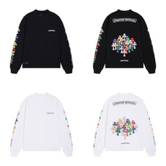 CHROME-HEARTS Men's Long-Sleeve T-shirt Sweatshirt K8015